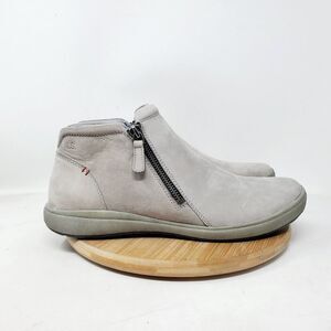 Josef Seibel Shoes Womens 40 Caren 09 Grey Nubuck Ankle Boots High Top Sneaker